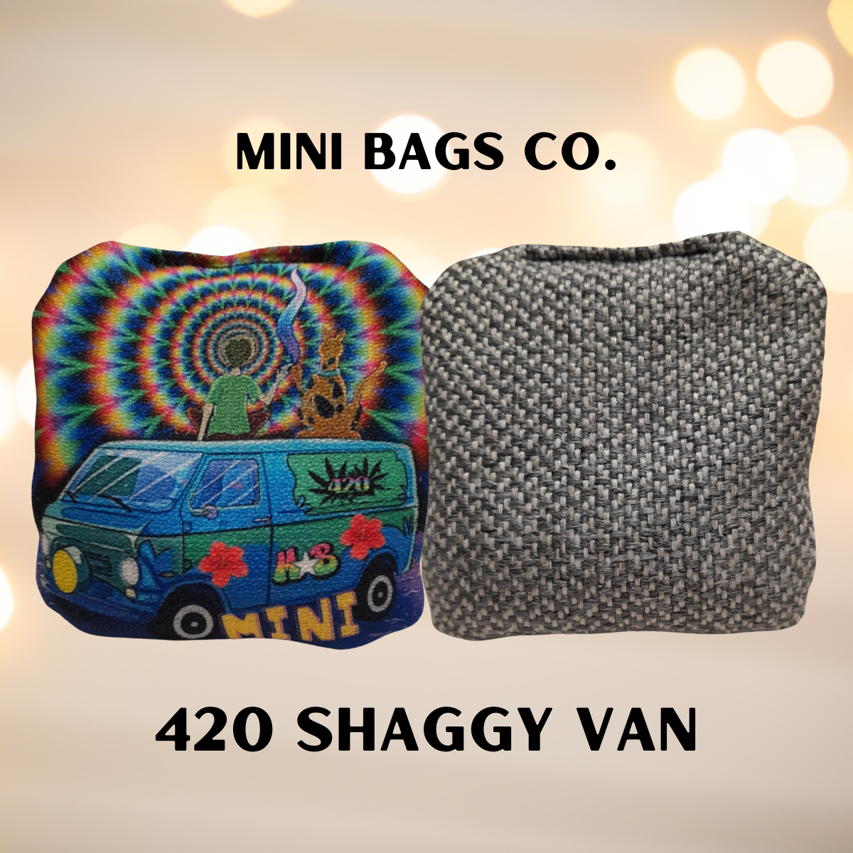 420 Shaggy Van Mini Cornhole Bags front image