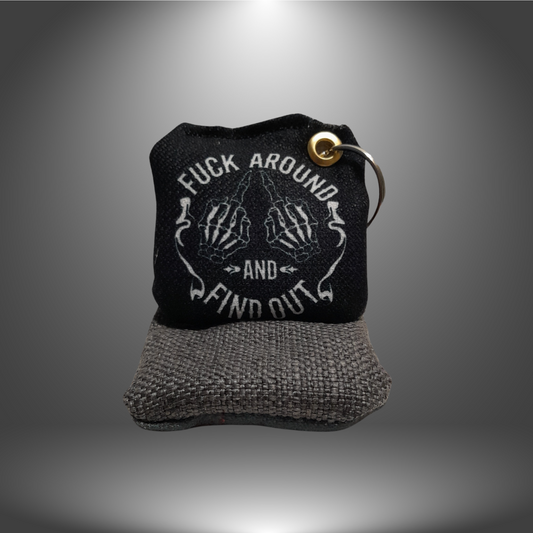 Cornhole Bag Keychain front