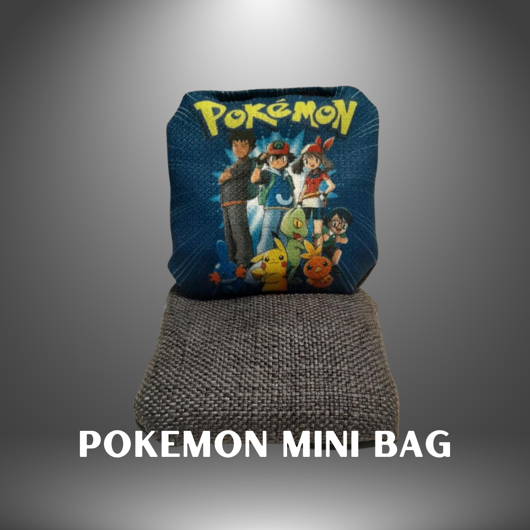 Pokémon Mini Cornhole Bags front