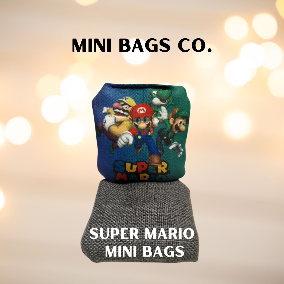 Super Mario Mini Cornhole Bags front image