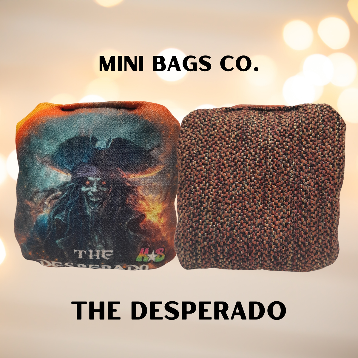 The Desperado Pirate Mini Cornhole Bags front image