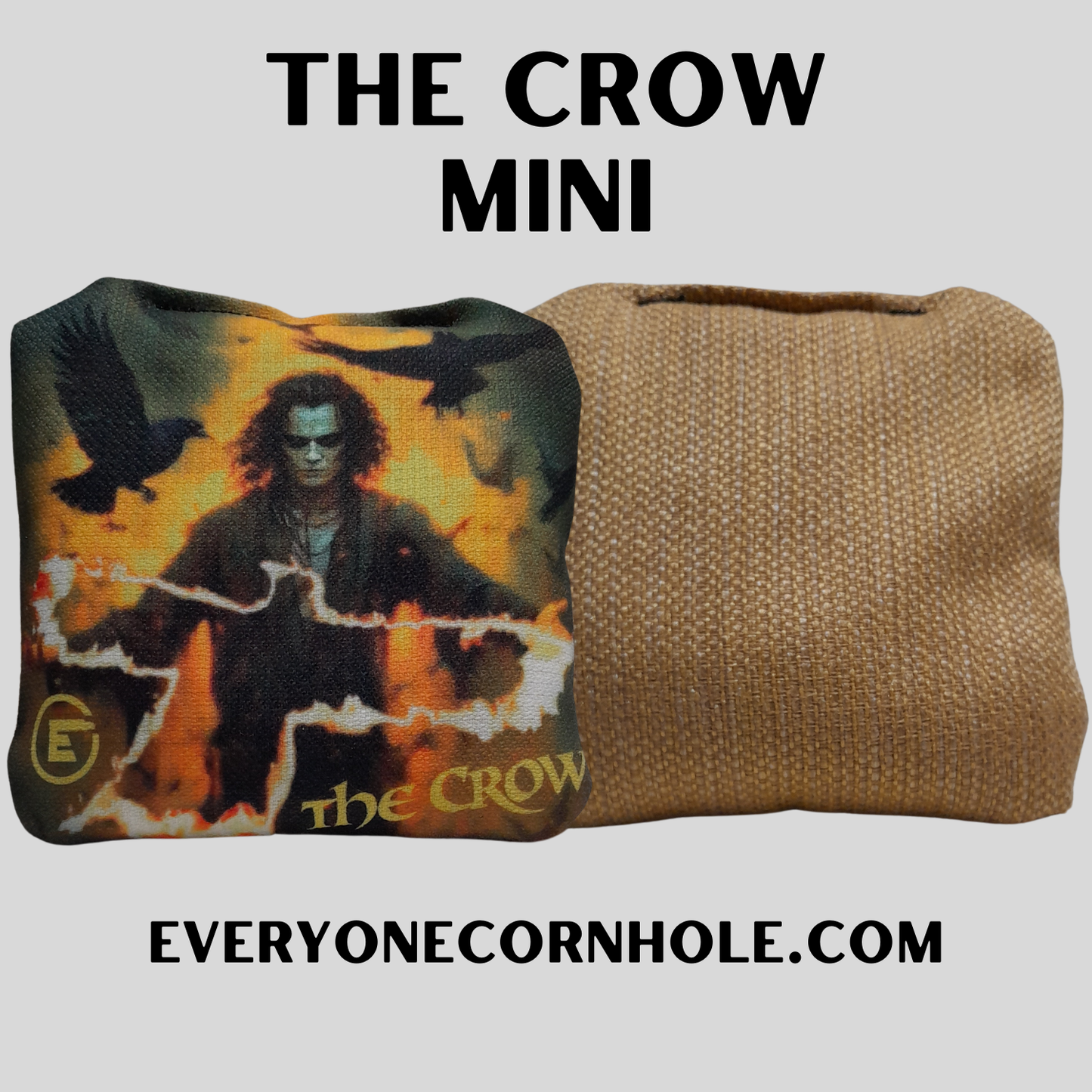 The Crow Mini Cornhole Bags Front