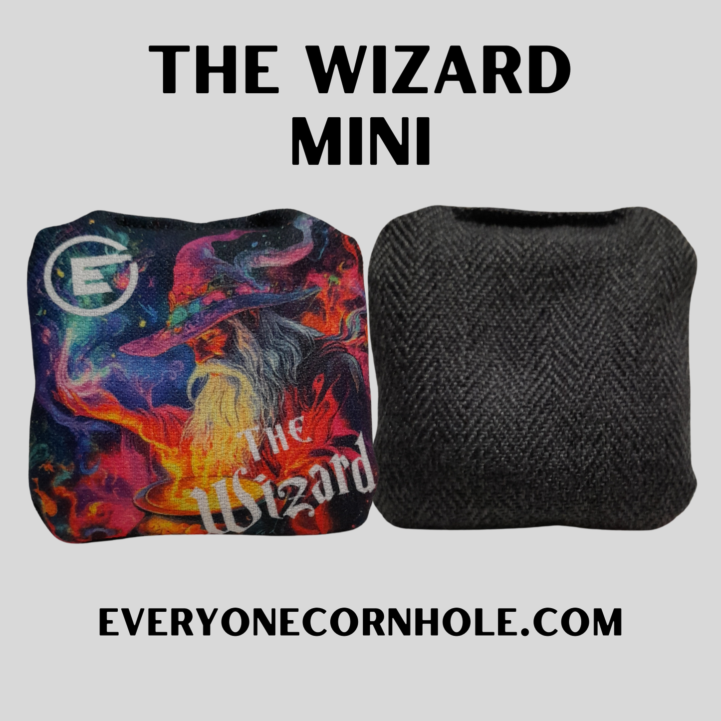 The Wizard Mini Cornhole Bags front